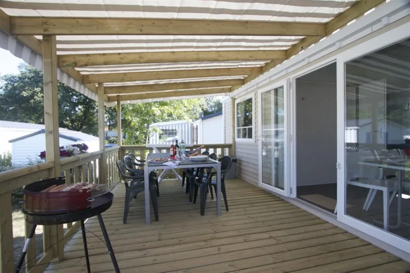 Mobil-Home 'Univers Prestige' 36M² + 3 Chambres + Terrasse Couverte 18M²