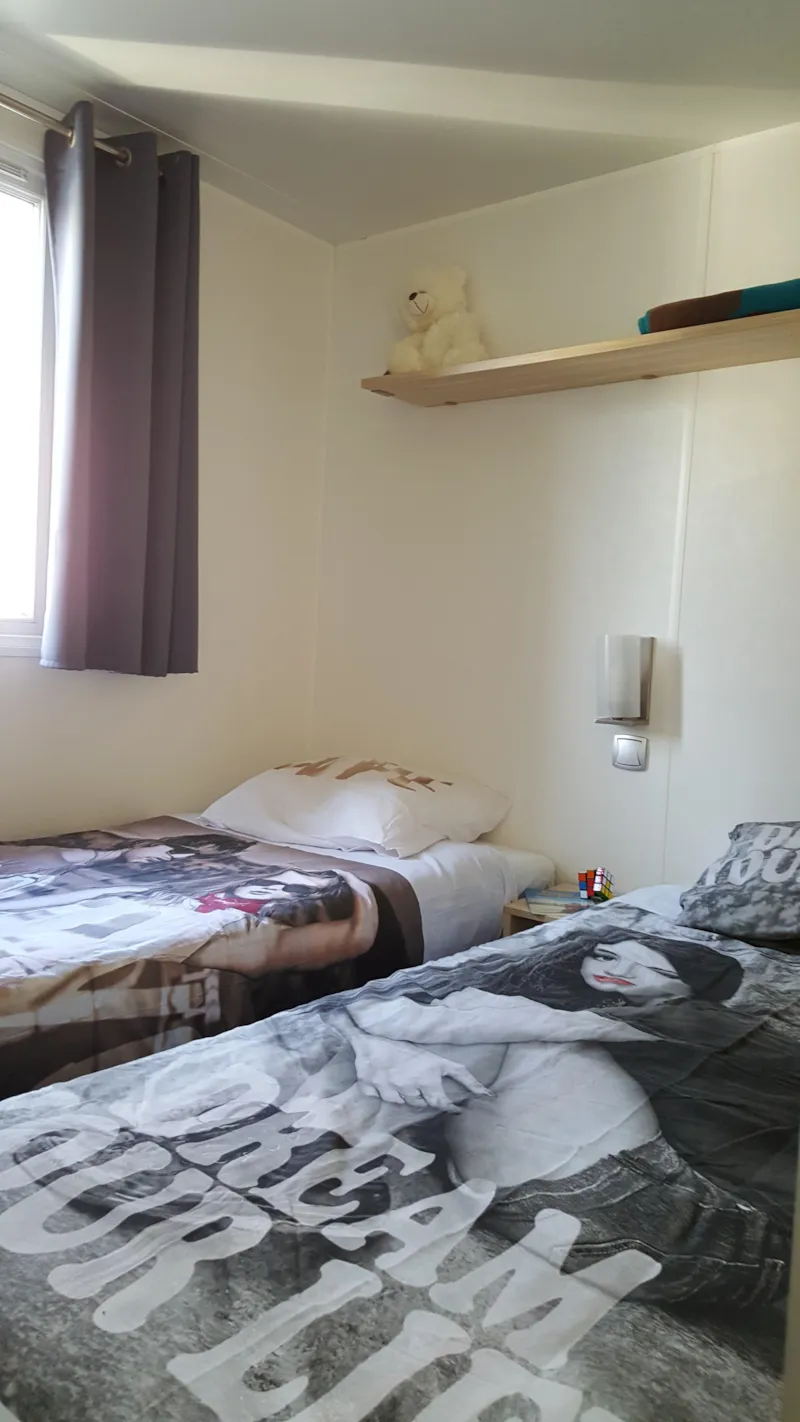 Mobil-Home 'Evasion Confort' 29M² + 2 Chambres + Terrasse Semi-Couverte 13.5M²