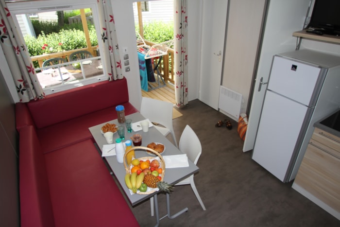 Mobil-Home 'Evasion Confort' 29M² + 2 Chambres + Terrasse Semi-Couverte 13.5M²