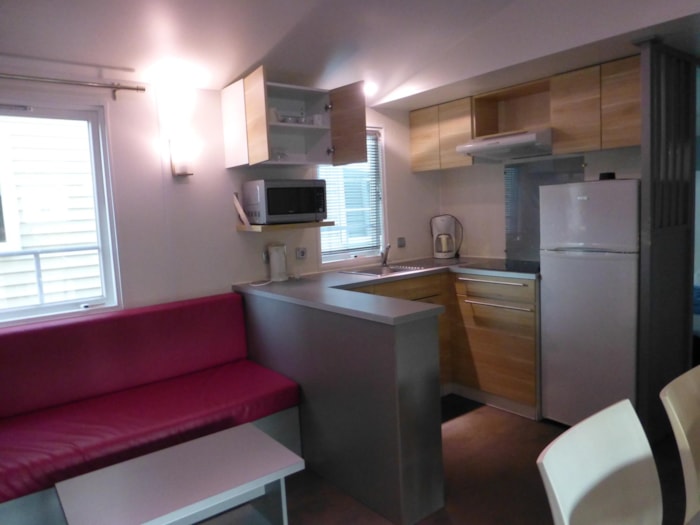 Mobil-Home 'Univers' 34M² + 3 Chambres + Terrasse Couverte 18M²