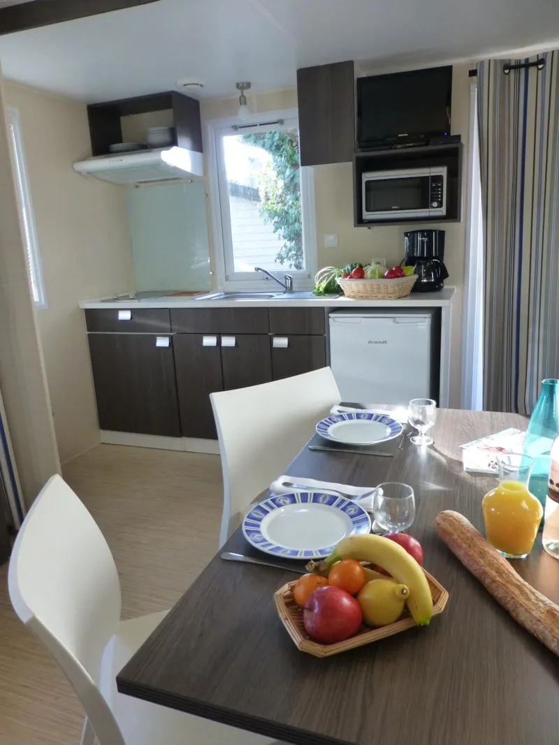 Mobil-Home 'Ciel' 21M² - 1 Chambre + Terrasse Semi-Couverte 11M²