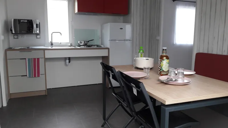 Mobil-Home 'Evasion Access' 31 M² + 2 Chambres + Terrasse Semi-Couverte