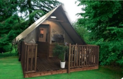 Lodge Amazone 20m² with 2 bedrooms and wooden terrace — 4