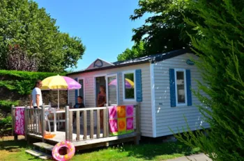 Mietunterkunft - Cottage Duo : 21 M² + 11 M² Terrasse - Airotel Camping La Roseraie