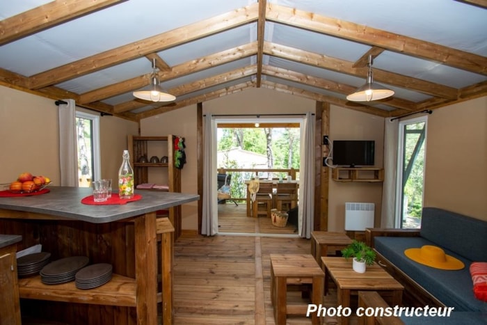 Cabane Lodge Sur Pilotis - 2 Chambres : 32 M² + Terrasse 11 M² Couverte