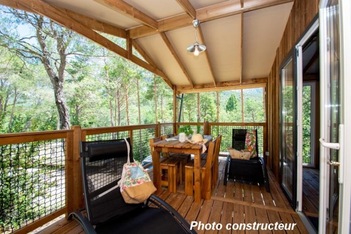 Cabane Lodge Sur Pilotis - 2 Chambres : 32 M² + Terrasse 11 M² Couverte