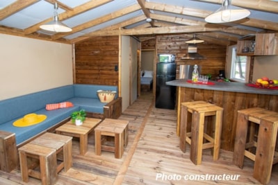 Cabane Lodge - 2 bedrooms : 32 m² + 11 m² covered terrace — 9