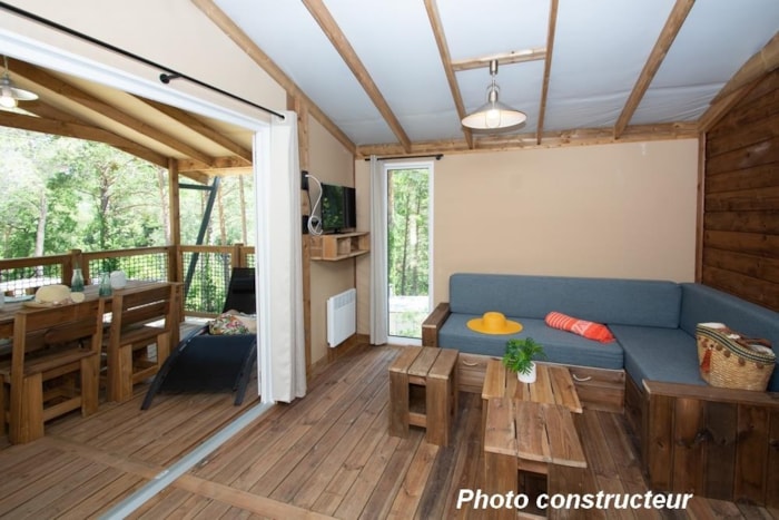 Cabane Lodge Sur Pilotis - 2 Chambres : 32 M² + Terrasse 11 M² Couverte