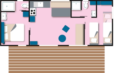 TAOS with private spa 2 bedrooms with covered terrace 5p — 9