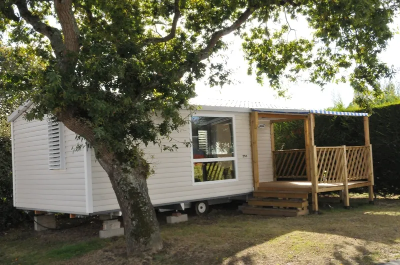 Location - Cottage Pacifique - 2 Chambres : 27 M² + 9 M² Terrasse  Couverte - Airotel Camping La Roseraie
