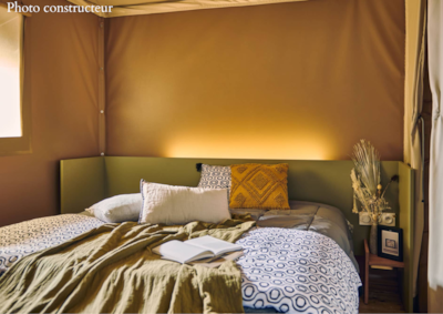 Safari Lodge - 2 bedrooms : 26m² - semi-covered terrace 12 m² 4 pers. — 4