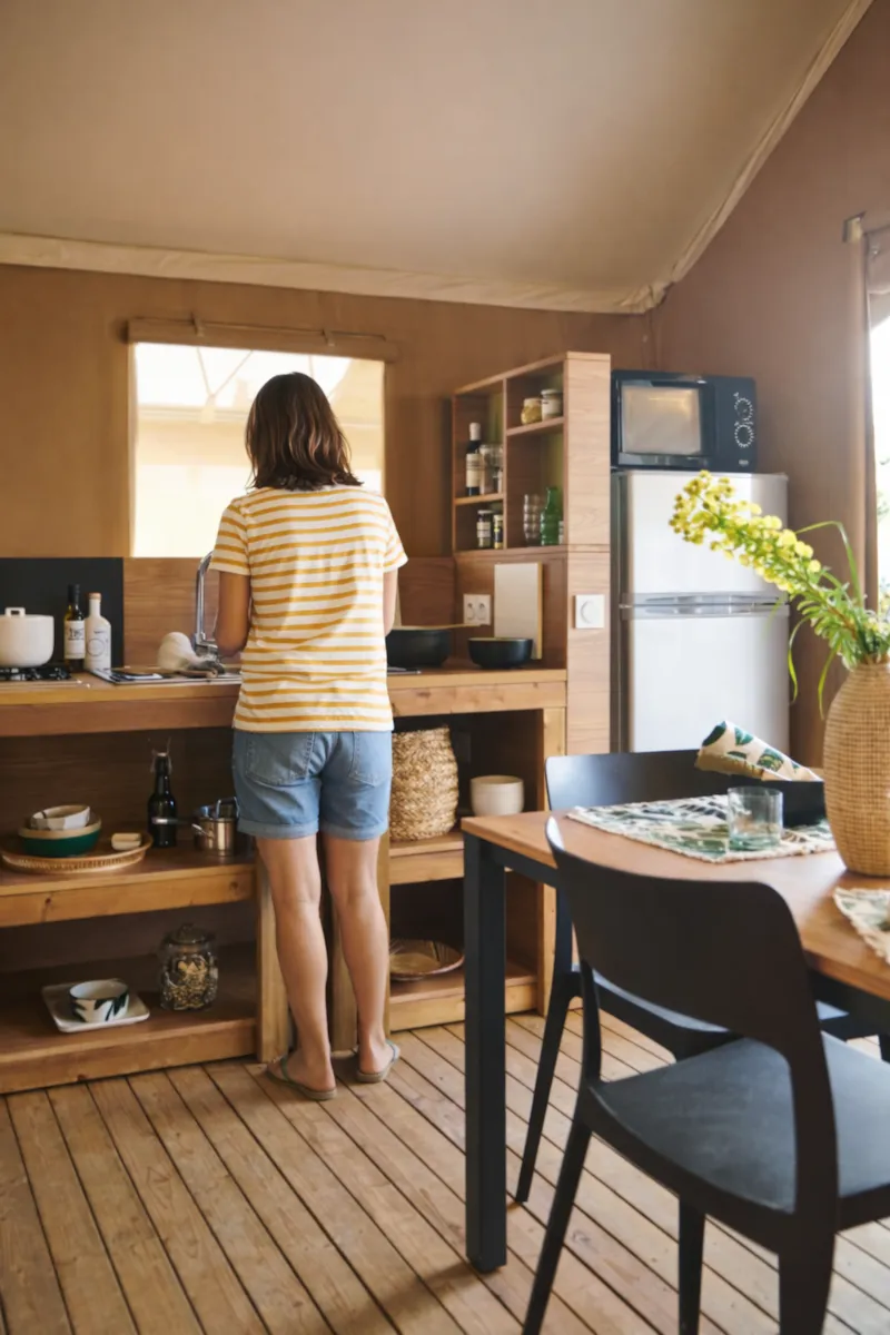 Safari Lodge - 2 Chambres : 26M² - Terrasse Semi-Couverte 12 M² 4 Pers.