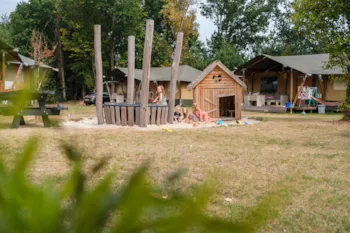 Mietunterkunft - Strandsafari Lodge - 7 P. - Camping De Pallegarste