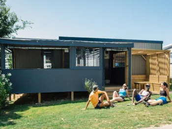 Mietunterkunft - Mobilheim Méditerranée 2 Zimmer - Chadotel Les Ecureuils