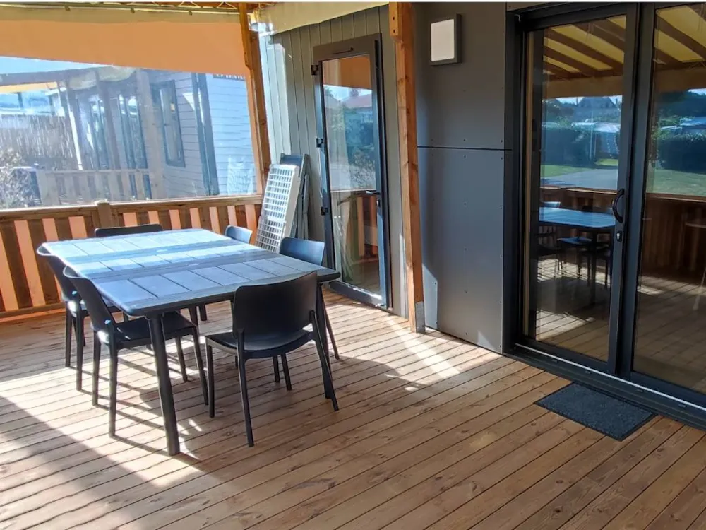 Location - C- Mobil-Home Méditerranée Climatisé 3 Chambres - Chadotel Les Ecureuils