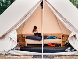 Accommodation - Furnished Bungalow Tent - Recreatiepark Beringerzand