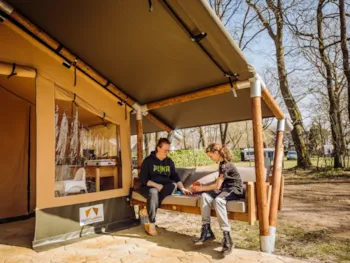Mietunterkunft - Safari Zelt Bobbie Haustiere Erlaubt - Recreatiepark Beringerzand