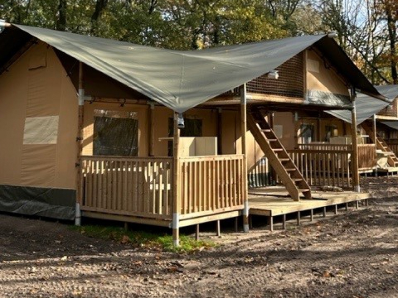 Location - Lodge Ranger Bobbie Avec Sanitaire Privé - Camping Beringerzand