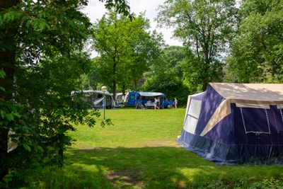Pitch car, tent/caravan, connection to water, electricity and TV