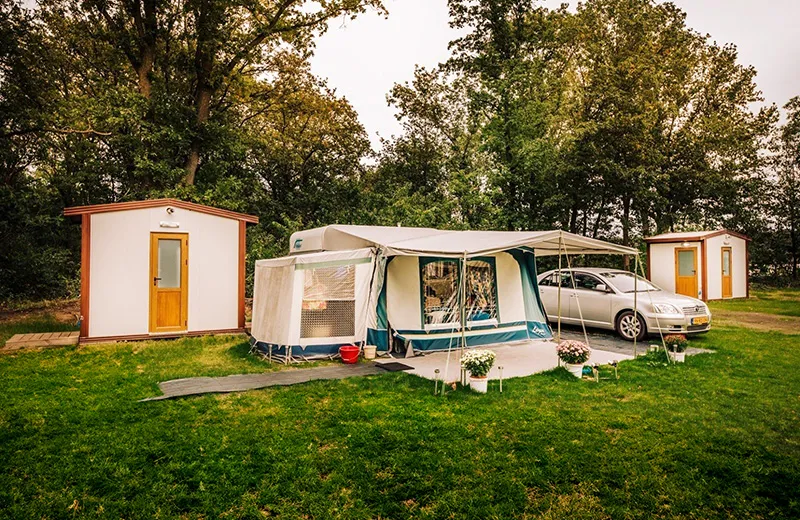 Emplacement - Emplacement Confort Avec Sanitaire Privé - Recreatiepark Beringerzand