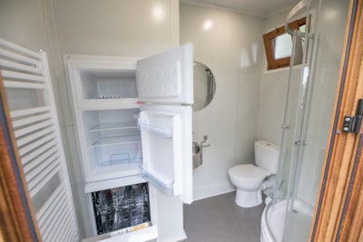 Comfort pitch with comfort private bathroom
