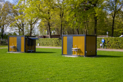 Comfort pitch XL with private sanitary facilities
