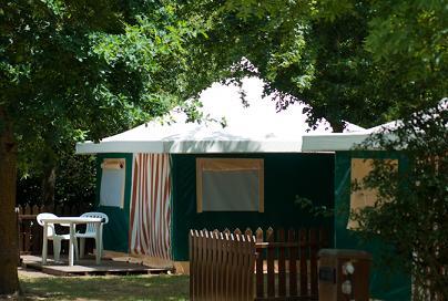 Location - Bungalow Toile 16M² - 2 Chambres - Camping Municipal La Chabotière