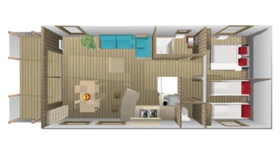 Chalet Seaview 32m² + terrace 10m² — 7