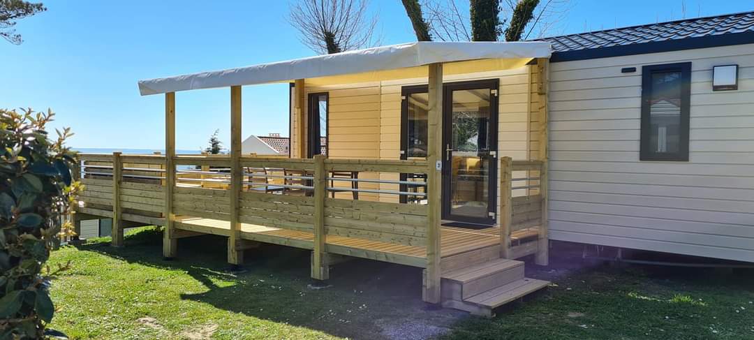 Mobile-home VUE MER 2 chambres PREMIUM 33m2 4/5 pers