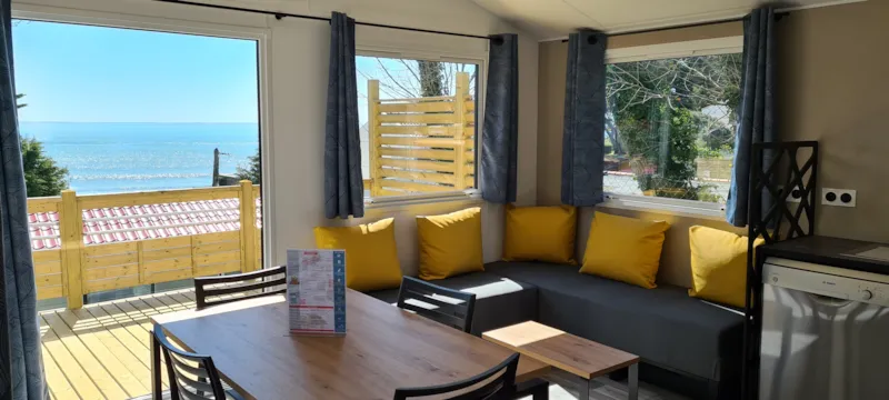 Mobile-Home Premium Vue Mer 33M² 2 Chambres (Clim)