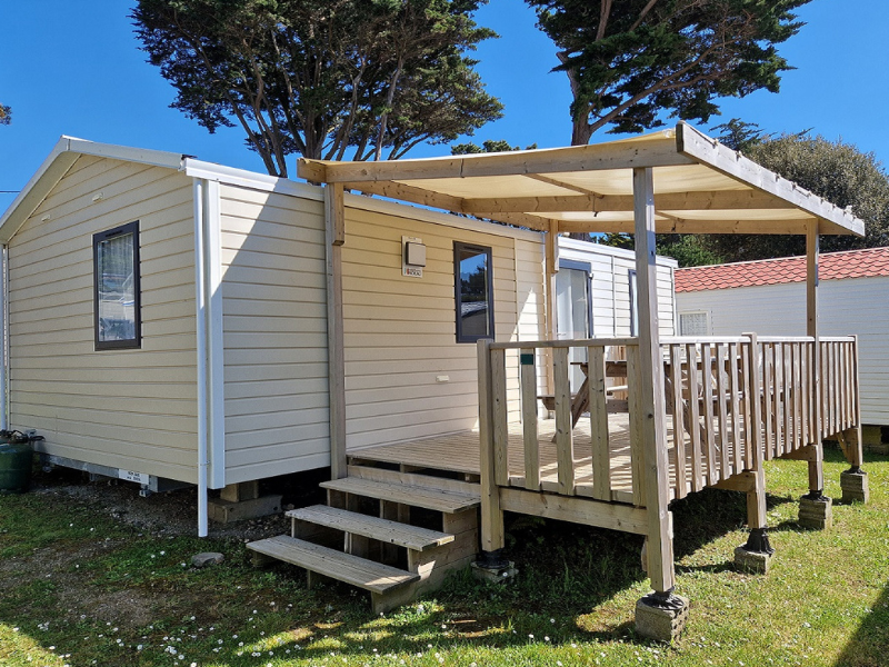 Stacaravan 2 slaapkamers 31m² confort