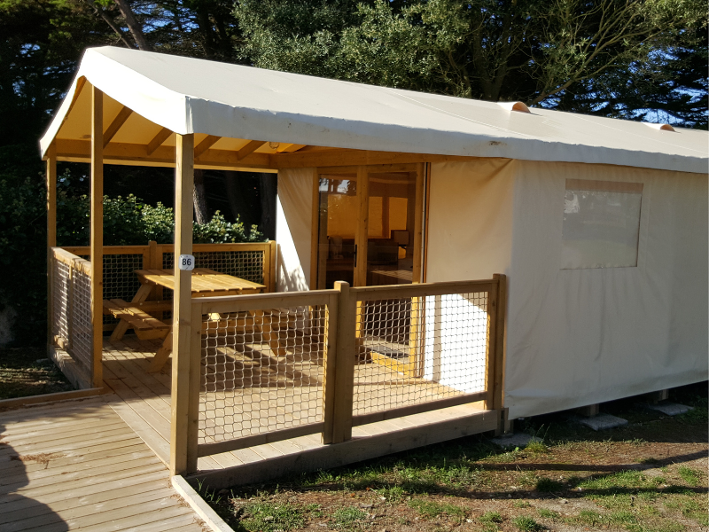 Location - Eco-Lodge 4 Pers (Sans Sanitaires) 19M² +  Terrasse 10M² - Camping Eléovic