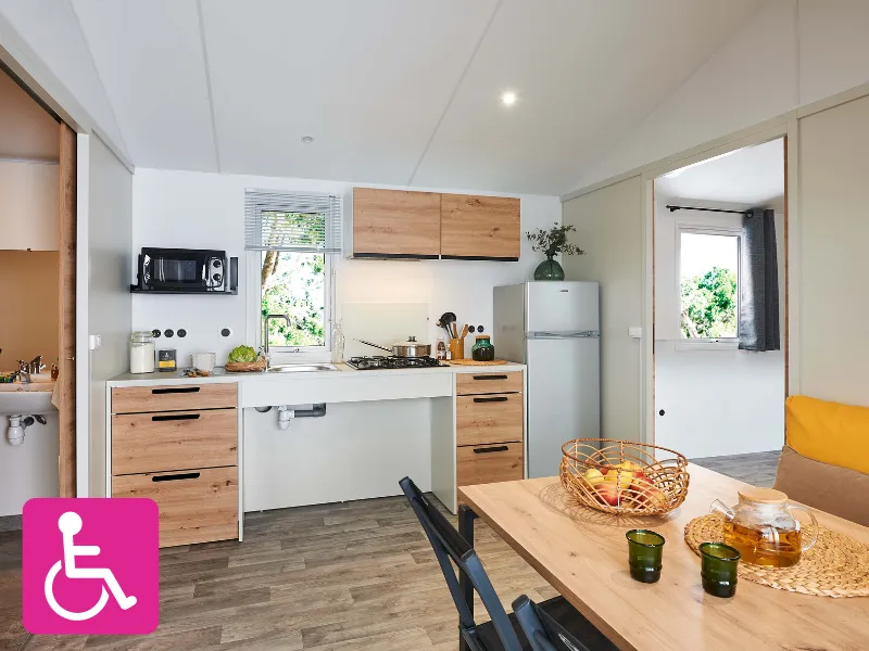 Mobile-Home 2 Chambres 31M² Pmr (Personne À Mobilité Réduite + Option Clim)