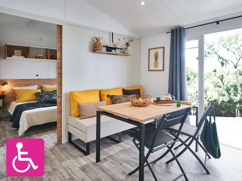 Mobile-Home 2 Chambres 31M² Pmr (Personne À Mobilité Réduite + Option Clim)
