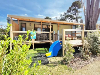 Mietunterkunft - Mobilheim 3 Schlafzimmer Cosy 36M² - Camping Eleovic