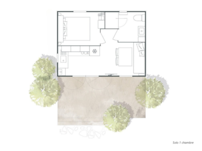 Mobil home SOLO 1 bedroom 20m² — 4