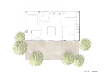 Mobil home 2 bedrooms Classic 27m² — 7