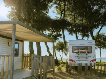 Mietunterkunft - Mobilheim Solo 1 Schlafzimmer 20 M² Meeresblick - Camping Eleovic