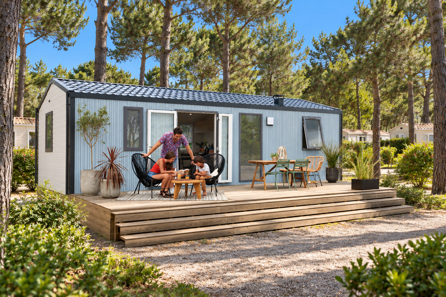 Mobil-home PREMIUM 35m² 3 chambres