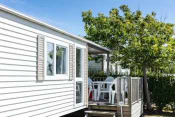 Mietunterkunft - Mobilheim Comfort 30M²|3 Schlafzimmer |Integrierte Terrasse - Camping Marvilla Parks - Domaine de la Brèche
