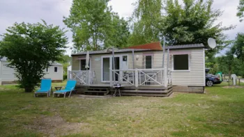 Mietunterkunft - Mobilheim Classic Xl 39M²|3 Schlafzimmer |Klimaanlage|Tv|Balkonterrasse - Camping Marvilla Parks - Domaine de la Brèche