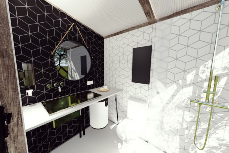 Kampeerplaats Privé sanitair