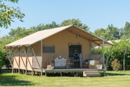 Location - Woody Lodge, Climatisée - 3 Chambres - Camping Village de La Guyonnière