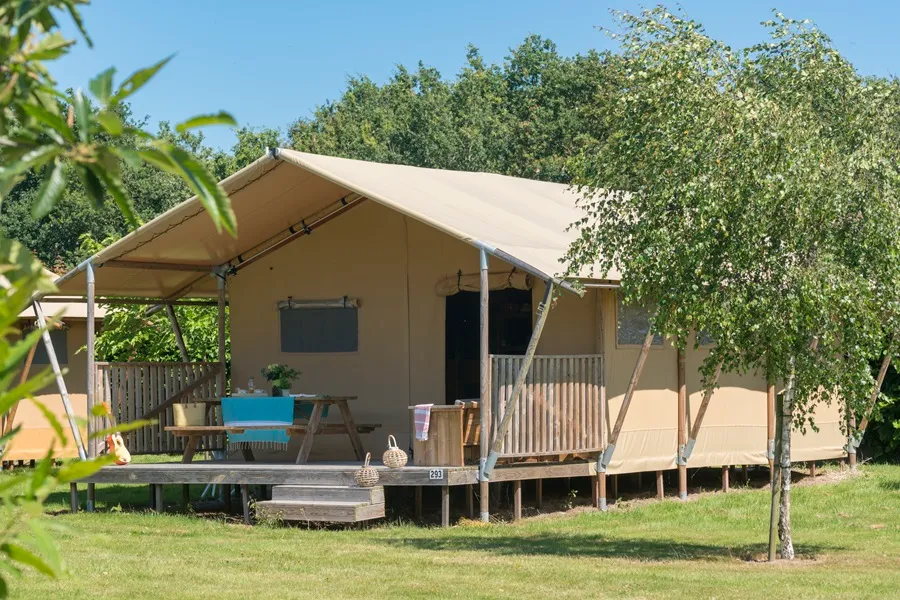 Location - Woody Lodge - 3 Chambres - Camping Village de La Guyonnière