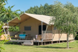 Huuraccommodatie(s) - Woody Lodge - 3 Slaapkamers - Camping Village de La Guyonnière