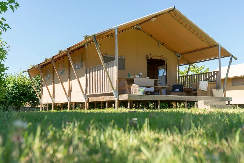 Location - Woody Lodge, Climatisée - 3 Chambres - Camping Village de La Guyonnière