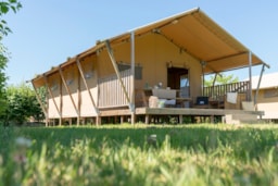 Huuraccommodatie(s) - Woody Lodge, Met Airconditioning - 3 Slaapkamers - Camping Village de La Guyonnière