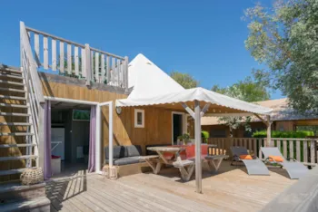 Mietunterkunft - Zen Spa - 4 Pers. - Klimatisiert - Camping Village de La Guyonnière