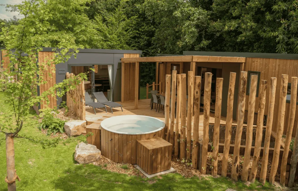 Location - Cottage Premium Duo - 8 Pers. - Climatisé - Camping Village de La Guyonnière