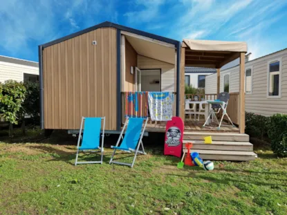 Cabaña Confort Grande Terraza Cubierta Integrada - 2 Dormitorios